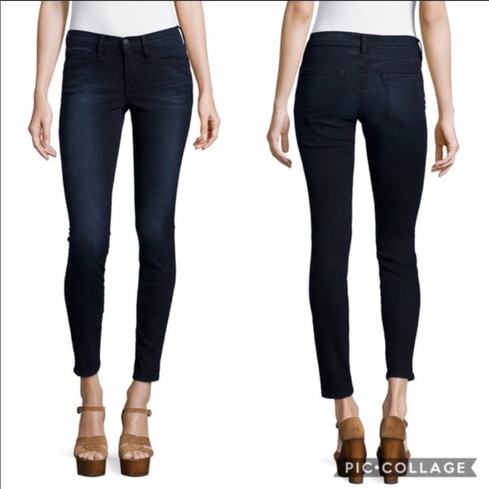 Frame Denim Le Skinny de Jeanne Crop Jeans